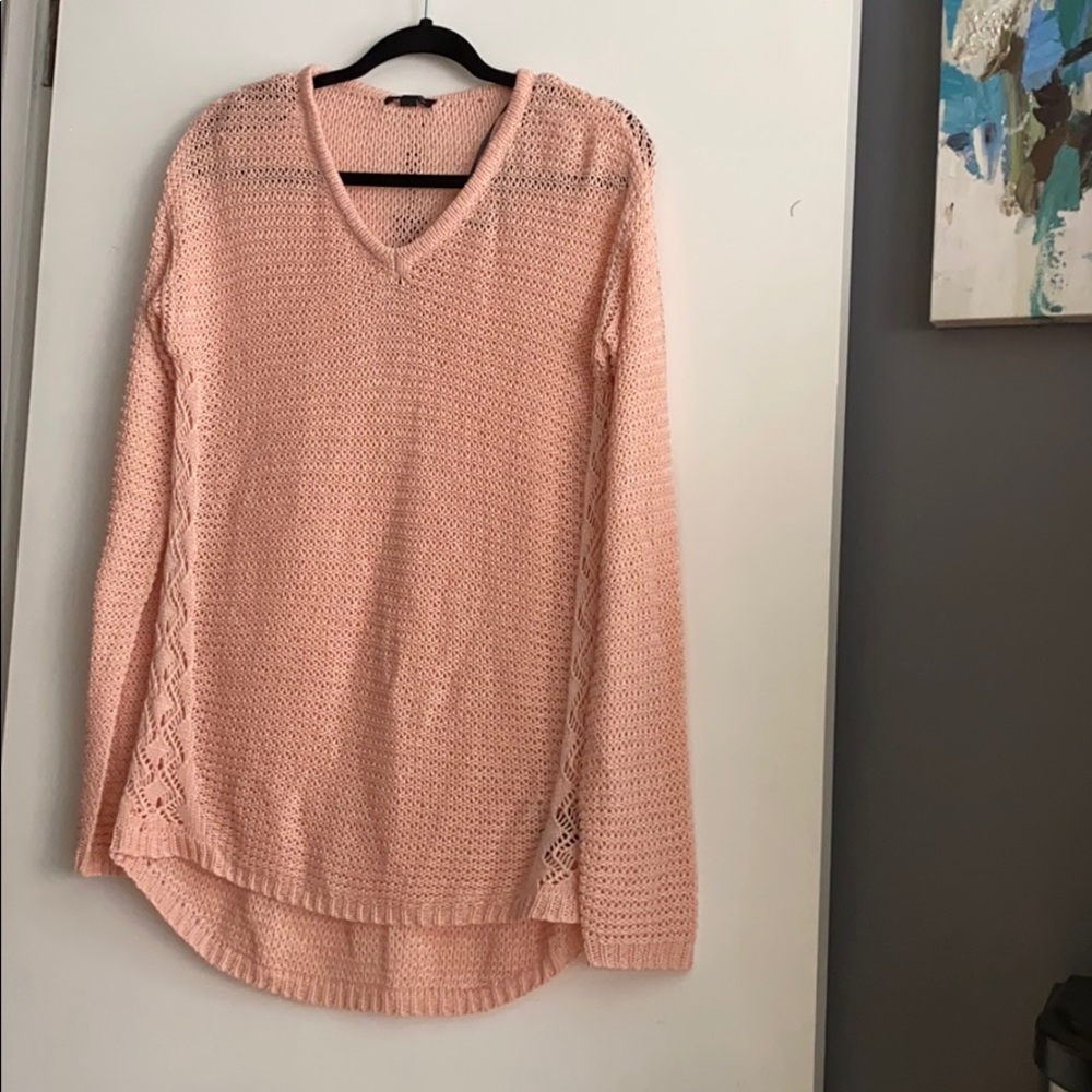 🆕 IILANCO Blush Pink Cotton Blend Knitted Sweater!!!  NWT!!! Size Small